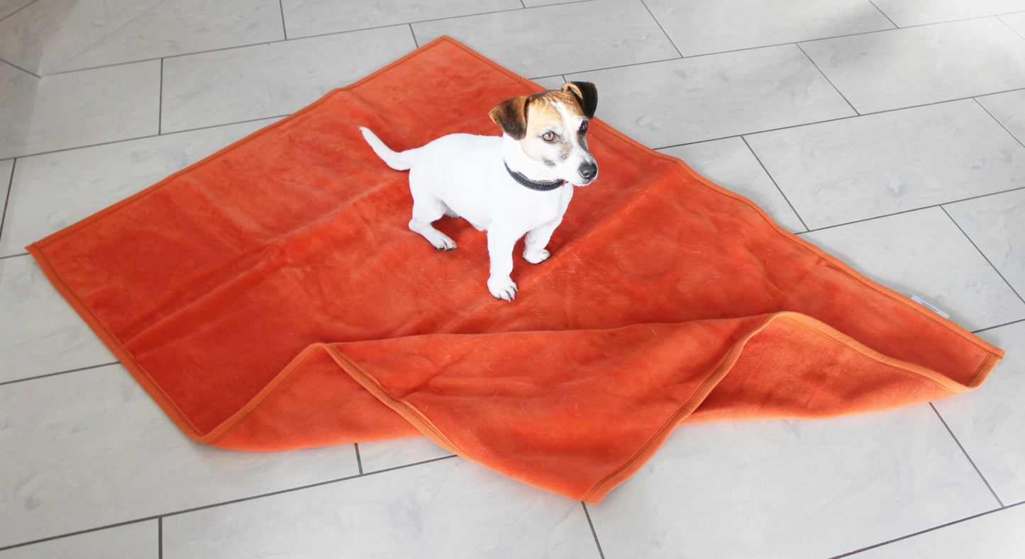 Kuscheldecke „Terracotta“ – Hygienisch, kochfest, hochwertig