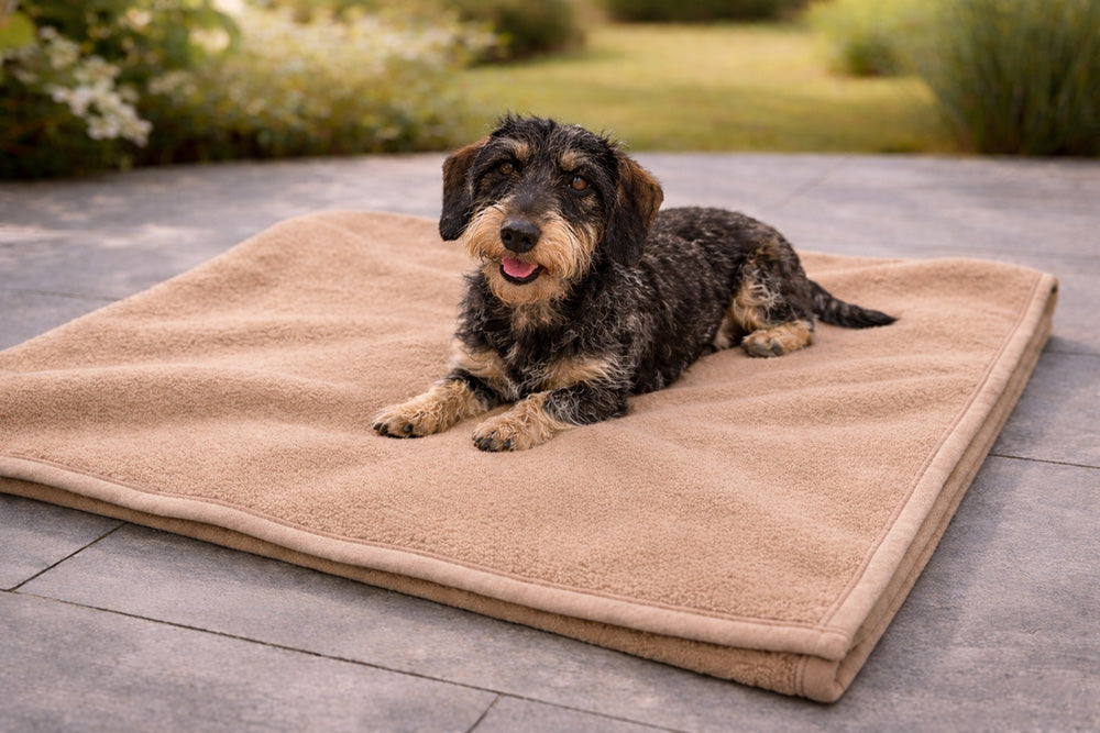 PERSONALISIEREN: Kuscheldecke „Karamell“ – Hygienisch, kochfest, hochwertig & personalisierbar - 3 Größen