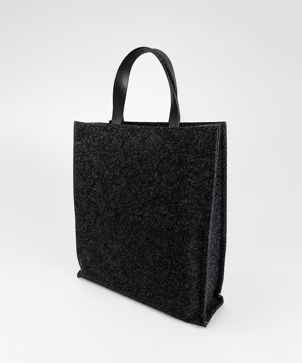 Filztasche mit Ledergriffen - verschiedene Varianten