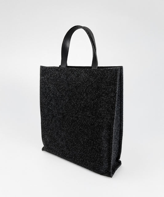 Filztasche mit Ledergriffen - verschiedene Varianten