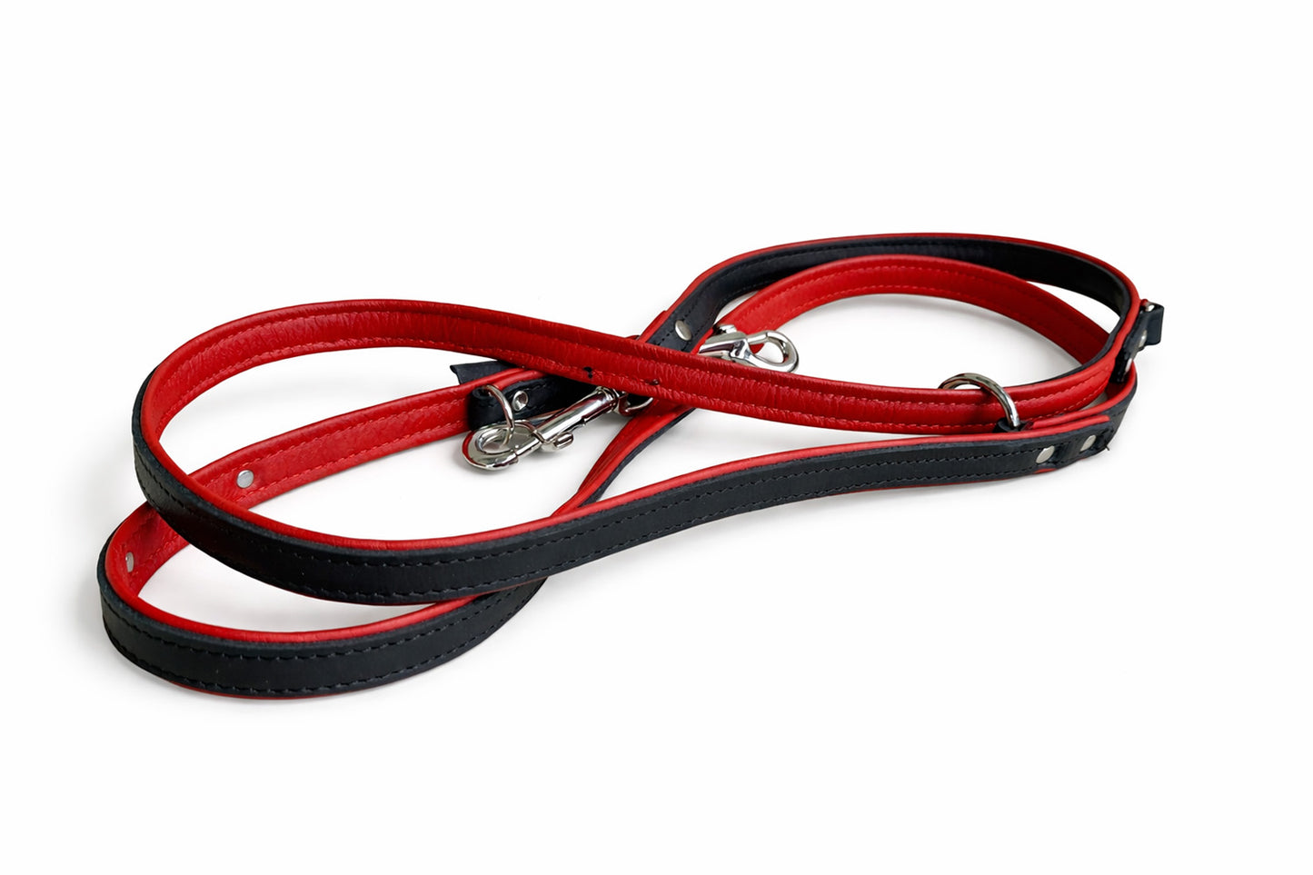 Leder-Führleine – Stilvolle Ergänzung zum personalisierten Halsband - verschiedene Farben