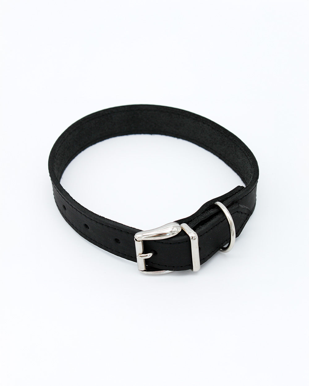 Halsband Soft – Schwarz – mit Ziernaht – verschiedene Größen