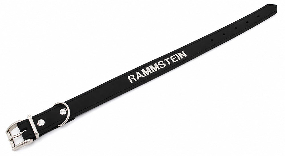 PERSONALISIEREN: Halsband Soft – Schwarz – mit Ziernaht – verschiedene Größen