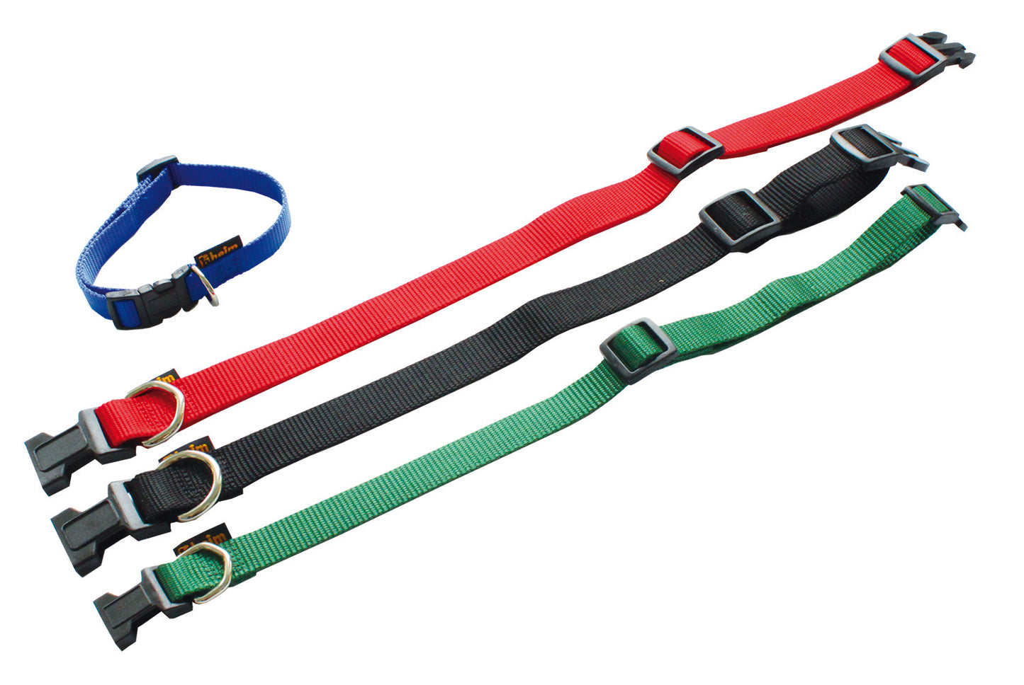 PERSONALISIEREN: Halsband Nylon, geriegelt - verschiedene Farben und Größen