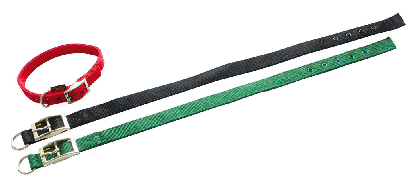 PERSONALISIEREN: Halsband Nylon, dupliert, geriegelt - verschiedene Farben und Größen