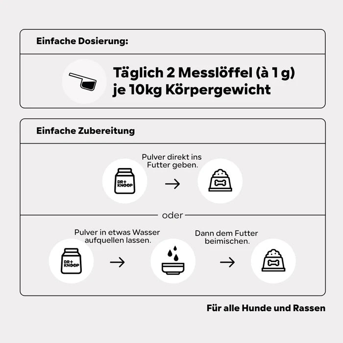 HGMflex Darm – Natürliches Darmpulver für Hunde