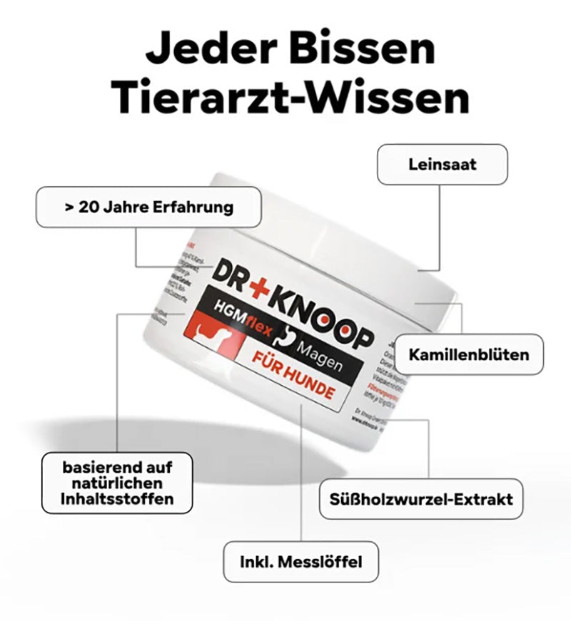 HGMflex Magen – Natürliches Magenpulver für Hunde