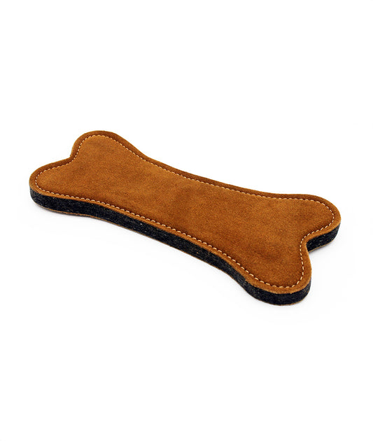 Hundespielzeug Knochen – Veloursleder & Filz