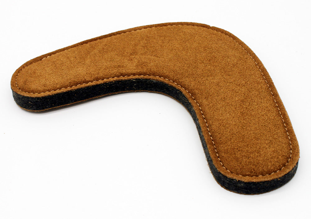 Hundespielzeug Boomerang – Veloursleder & Filz