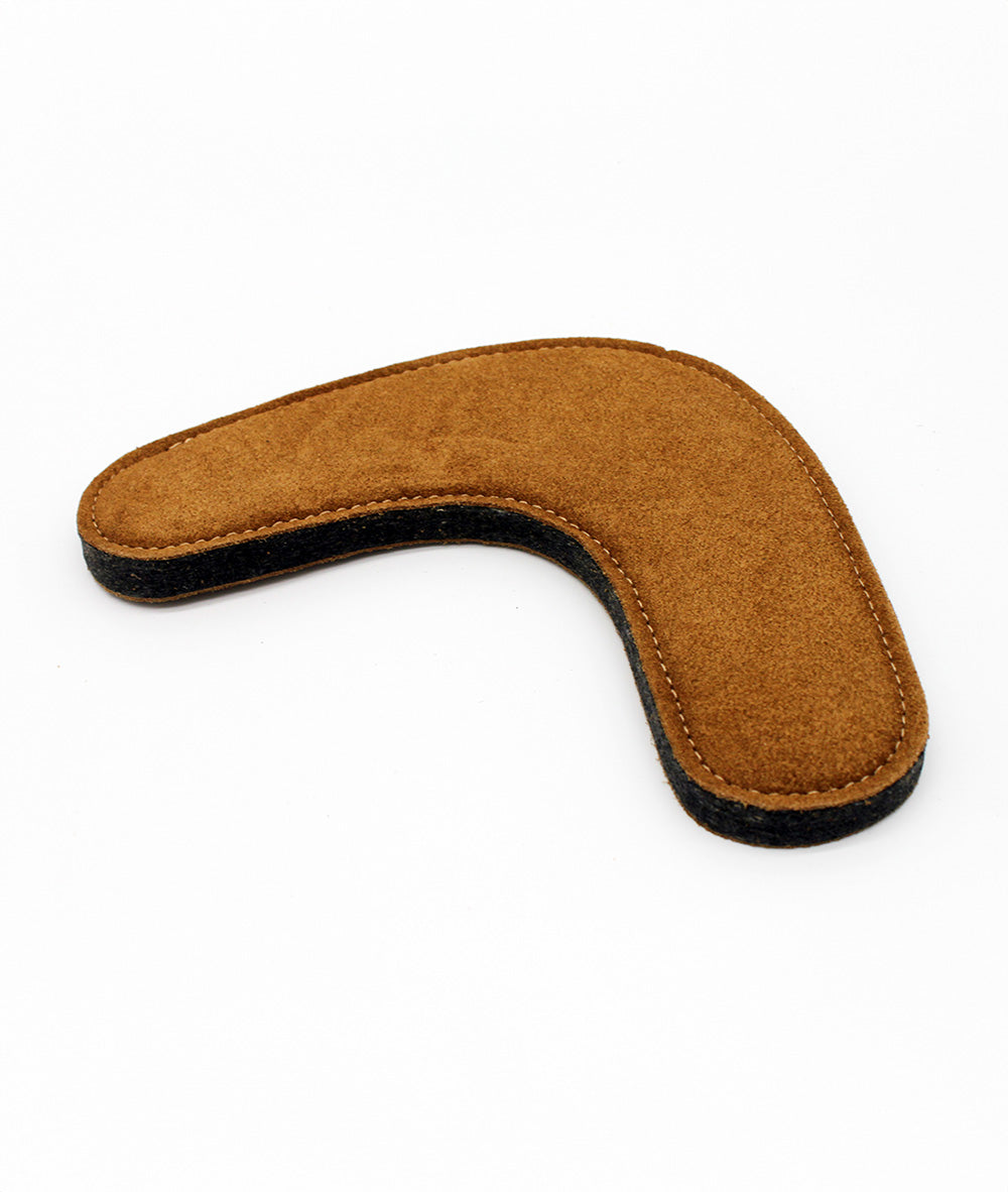 Hundespielzeug Boomerang – Veloursleder & Filz