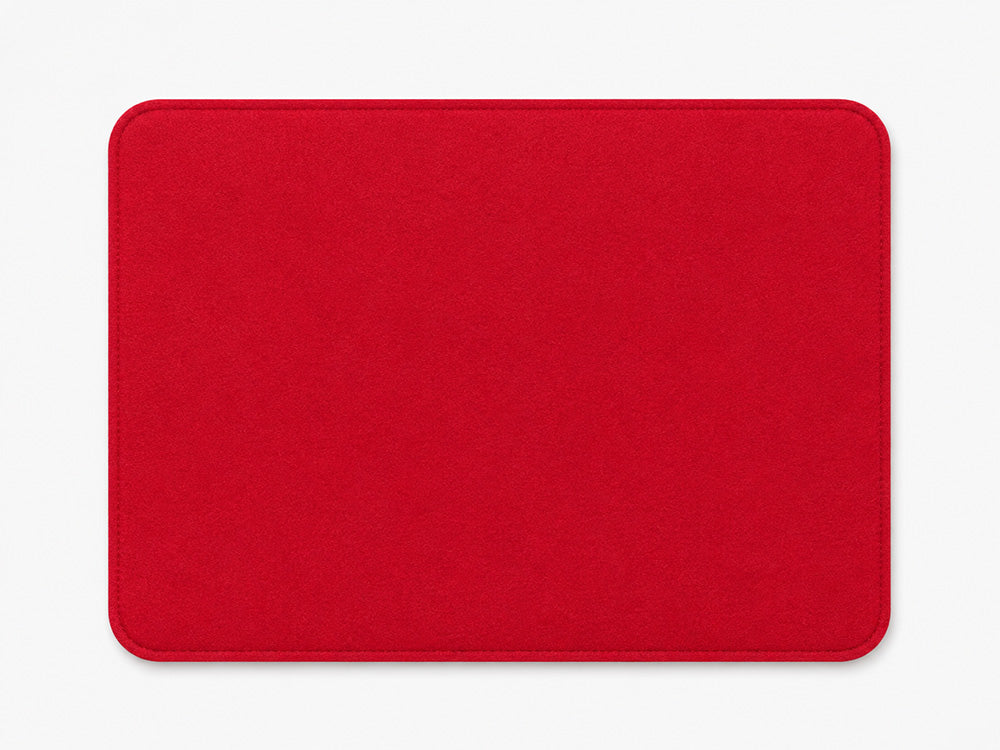 Tischset Filz, Bi-Color Rot und Anthrazit 2-in-1 – Standardmaß oder individuell auf Maß